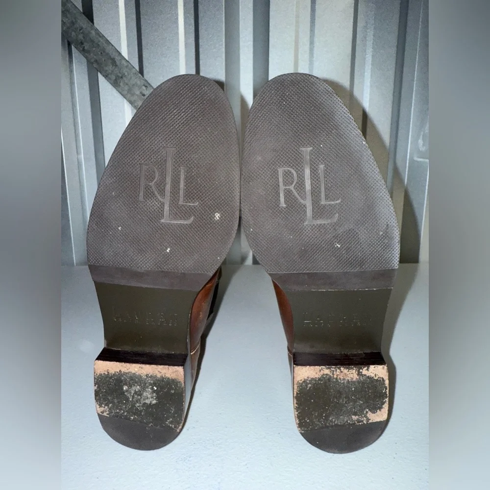 Lauren Ralph Lauren Women Leather Chelsea Boots Size 7B